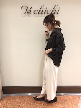 SUZUKI YUNAさん（レディース・161cm）の冬コーディネート