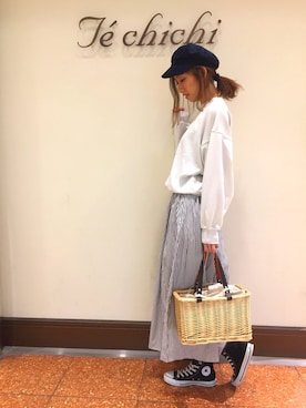 SUZUKI YUNAさん(レディース・161cm)の春コーディネート