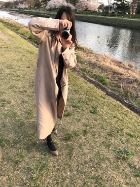 「A（エィス）のアイテム（トップス）」を使った、ひなこさん（レディース・154cm）の夏コーディネート