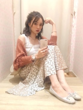 「ラウンドバッグ」｜Harukaさん（レディース・158cm）の夏コーディネート
