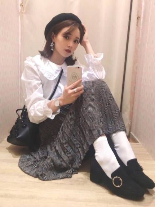 Haruka Earth Music Ecology Earth Music Ecologyのシャツ ブラウスを使ったコーディネート Wear Haruka Earth Music Ecology Earth Music Ecologyのシャツ ブラウスを使ったコーディネート Wear