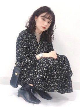 「甘辛mix」｜「アイテム（その他）」を使った、Harukaさん（レディース・158cm）の冬コーディネート
