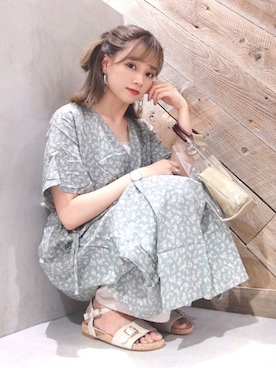 「カシュクール」｜「アイテム（その他）」を使った、Harukaさん（レディース・158cm）の夏コーディネート