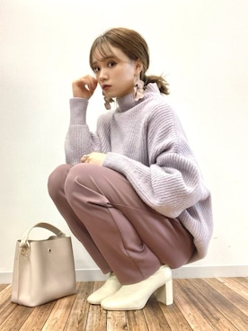 Harukaさん（レディース・158cm）の秋コーディネート