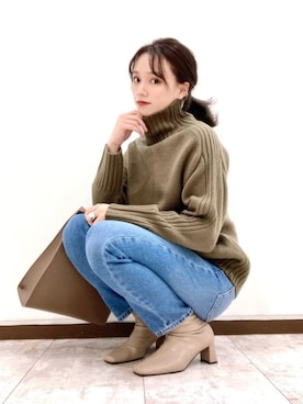 Harukaさん(レディース・158cm)の冬コーディネート