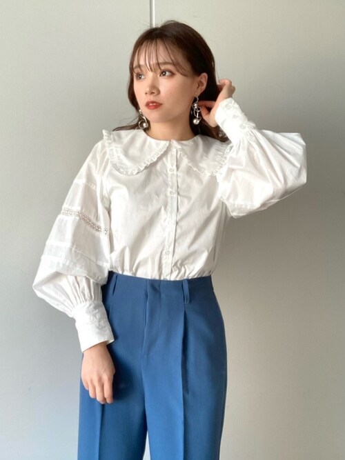 Haruka Earth Music Ecology Earth Music Ecologyのシャツ ブラウスを使ったコーディネート Wear