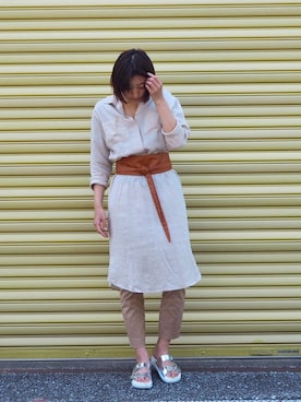 「Sixty Seven  （シックスティセブン）のアイテム」を使った、ukoさん（レディース・159cm）の春コーディネート