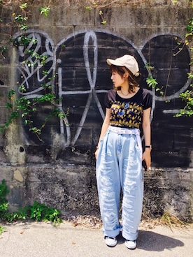 nyaahoさん（レディース・153cm）の夏コーディネート