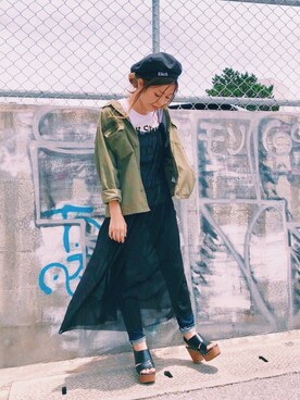 nyaahoさん（レディース・153cm）の夏コーディネート