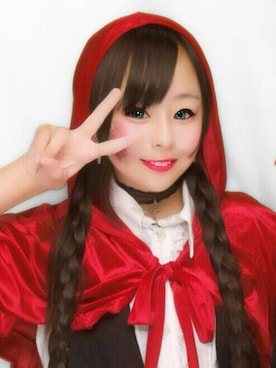 「赤ずきんちゃん」｜しゅりっぱさん（キッズ・145cm）の秋コーディネート