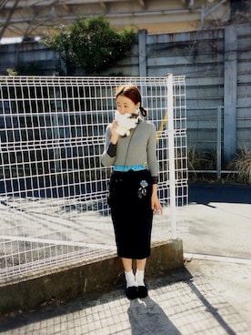 「RED Profile（レッドプロフィール）のアイテム」を使った、redprofile_fumikaさん（レディース・160cm）の冬コーディネート