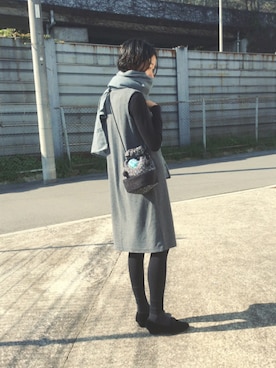 「RED Profile（レッドプロフィール）のアイテム（ハンドバッグ）」を使った、redprofile_fumikaさん（レディース・160cm）の秋コーディネート