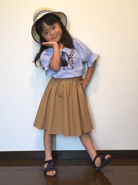 あんぱんちさん（キッズ・110cm）の夏コーディネート