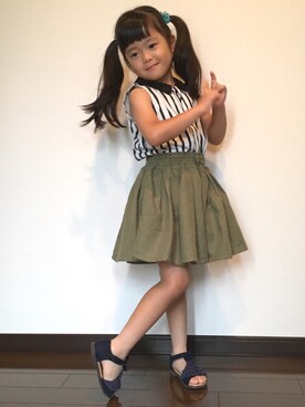 あんぱんちさん（キッズ・110cm）の夏コーディネート