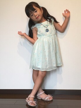 「axes femme（アクシーズファム）のアイテム」を使った、あんぱんちさん（キッズ・110cm）の秋コーディネート