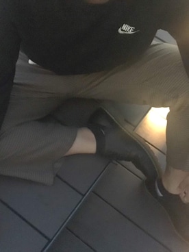 「Dr. Martens（ドクターマーチン）のDr.Martens / 1461 59 3EYESHOE_mtn（その他シューズ、ブラック系）」を使った、さつきさん（メンズ・170cm）の冬コーディネート