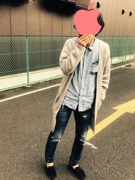 「SHIPS（シップス）のアイテム（スリッポン）」を使った、SSさん（メンズ・173cm）の春コーディネート