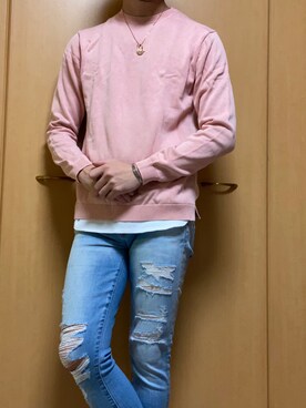 「BACK NUMBER（バックナンバー）のアイテム（ニット/セーター）」を使った、mheroさん（メンズ・172cm）の春コーディネート