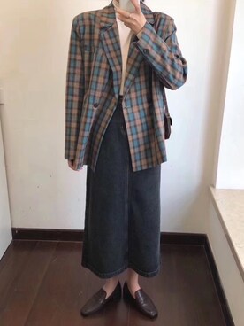 「アイテム（フォーマルスーツ/小物）」を使った、Maryさん（レディース・165cm・20代）の秋コーディネート