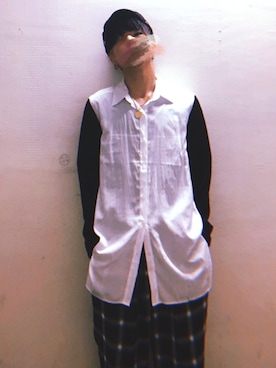「PARADOX（パラドックス）のアイテム（パンツ）」を使った、Rhythさん（メンズ・173cm）の夏コーディネート
