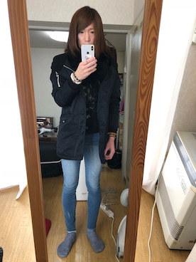 「FUGA（フーガ）のアイテム（ジャケット/アウター）」を使った、まなさん（メンズ・171cm）の冬コーディネート