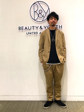 Daisuke Kuoriさん（メンズ・180cm）の冬コーディネート