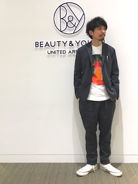 Daisuke Kuoriさん(メンズ・180cm)の春コーディネート