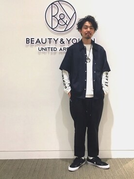 Daisuke Kuoriさん(メンズ・180cm)の夏コーディネート