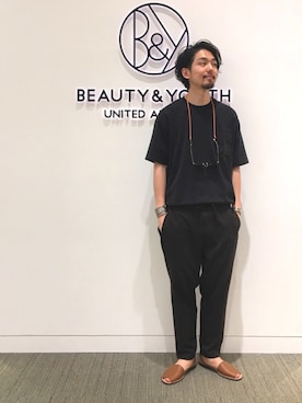 Daisuke Kuoriさん（メンズ・180cm）の夏コーディネート