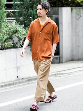 Daisuke Kuoriさん(メンズ・180cm)の夏コーディネート