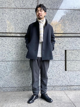 Daisuke Kuoriさん（メンズ・180cm）の冬コーディネート