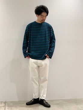 「BEAUTY&YOUTH UNITED ARROWS（ビューティーアンドユースユナイテッドアローズ）のBY ビット ローファー スニーカー ¨（スニーカー、その他）」を使った、Daisuke Kuoriさん（メンズ・180cm）の冬コーディネート