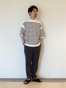 Daisuke Kuoriさん（メンズ・180cm）の夏コーディネート