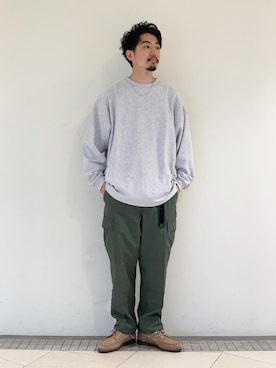 「BEAUTY&YOUTH UNITED ARROWS（ビューティーアンドユースユナイテッドアローズ）のBY チェーン ネックレス（ネックレス、ゴールド系）」を使った、Daisuke Kuoriさん（メンズ・180cm）の秋コーディネート