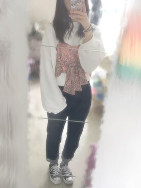 若葉兔丸さん（レディース・160cm）の春コーディネート