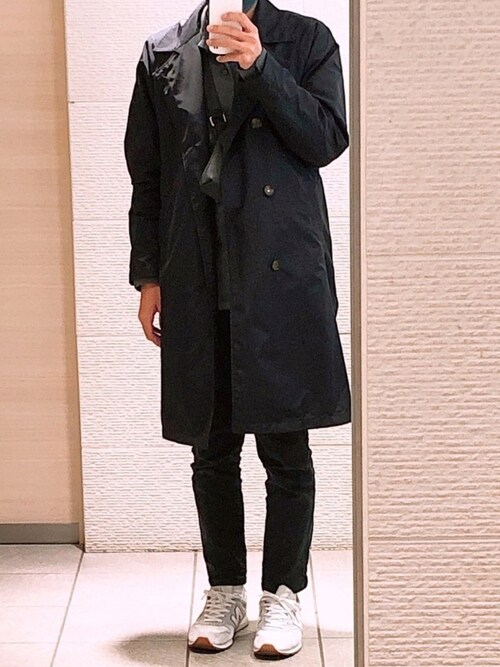 K ケー Nano Universeのステンカラーコートを使ったコーディネート Wear