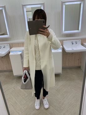「CELINE（セリーヌ）のアイテム（財布/小物）」を使った、RIKさん（レディース・165cm）の冬コーディネート