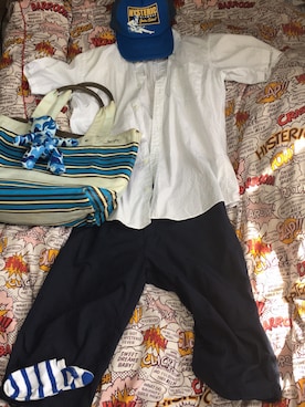 「JACK SPADE(ジャックスペード)のアイテム」を使った、名和 賢悟さん(メンズ・160cm)の夏コーディネート