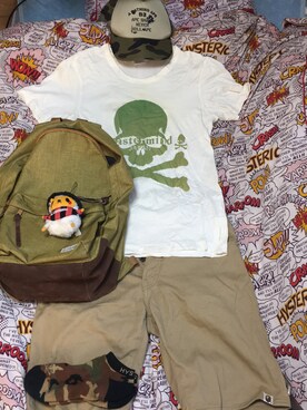 「SILAS（サイラス）のアイテム（財布/小物）」を使った、名和 賢悟さん（メンズ・160cm）の夏コーディネート