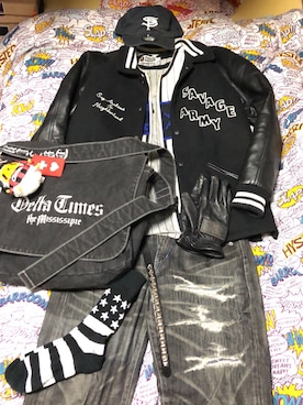 名和 賢悟さん（メンズ・160cm）の冬コーディネート