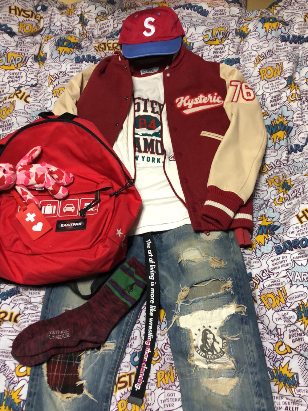 HYSTERIC GLAMOUR（ヒステリックグラマー）の「ワッペン付レザー