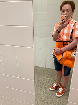 名和 賢悟さん（メンズ・159cm）の夏コーディネート