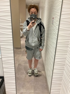 「new balance 996」｜名和 賢悟さん（メンズ・159cm）の夏コーディネート