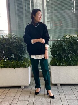 HARUNA KOJIMAさん(レディース・165cm)の冬コーディネート