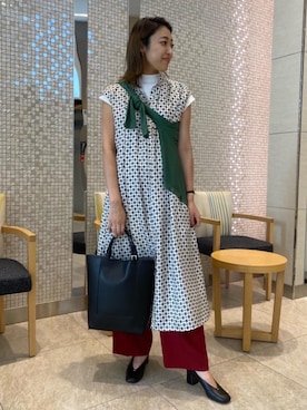 HARUNA KOJIMAさん（レディース・165cm）の夏コーディネート