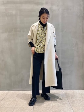 HARUNA KOJIMAさん（レディース・165cm）の冬コーディネート