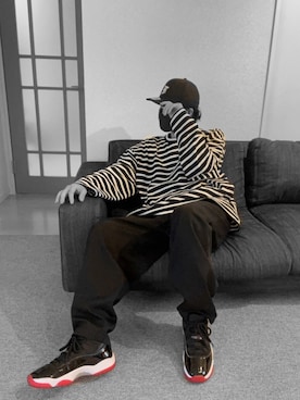 「FOG ESSENTIALS（エフオージーエッセンシャルズ）のアイテム（帽子）」を使った、rohichiさん（メンズ・174cm）の春コーディネート