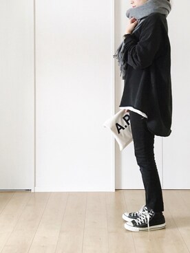 「Tendence（テンデンス）のアイテム」を使った、himarisoさん（レディース・164cm）の冬コーディネート