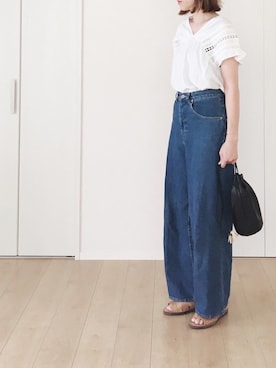 「the case（ザケース）のアイテム」を使った、himarisoさん（レディース・164cm）の夏コーディネート