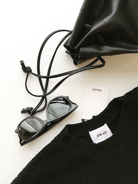 「BEAUTY&YOUTH UNITED ARROWS（ビューティーアンドユースユナイテッドアローズ）のBY レザー キンチャク ◆（ハンドバッグ）」を使った、himarisoさん（レディース・164cm）の秋コーディネート